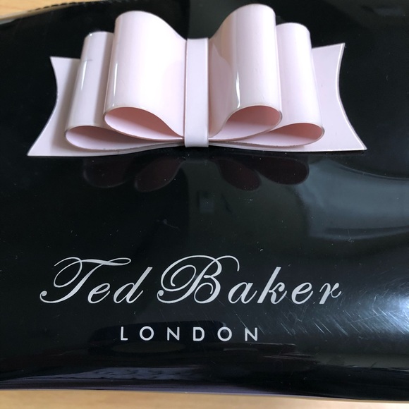 Ted Baker Bags Ted Baker Cosmetic Travel Bag Black Pink Poshmark